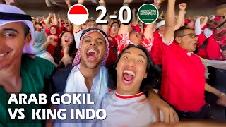 Arab gokil Reaction INDONESIA  ARAB SAUDI suasana heboh di GBK [upl. by Rahman]