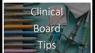 Clinical Dental Hygiene Boards Tips [upl. by Prentiss661]