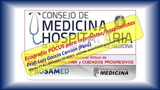 👉Ecografía POCUS en Internistas  Hospitalistas [upl. by Aelam637]