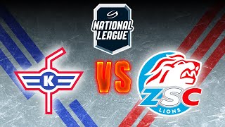 EHC KLOTEN VS ZSC LIONS  ŠVEICES AUGSTĀKĀ LĪGA  REGULĀRĀS SEZONAS 20 SPĒLE [upl. by Dronski]