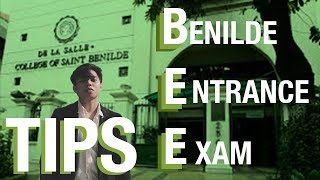 BENILDE ENTRANCE EXAM TIPS BEE [upl. by Edna]