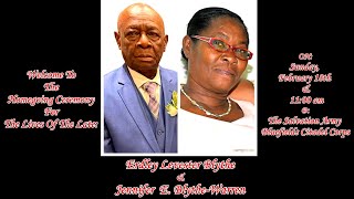 Welcome To The Homegoing Ceremony For The Lives Of ERDLEY L BLYTHE amp JENNIFER E BLYTHEWARREN [upl. by Anrapa]