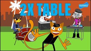 2x TABLE SONG MATHLETICS [upl. by Rhynd]