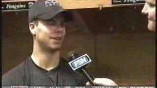 Tyler Kennedy Jarkko Ruutu interviews 102707 [upl. by Susie]