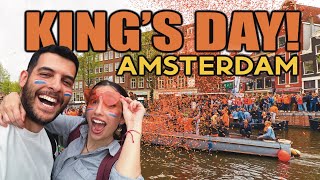 Amsterdamı Sallayan Festival  Amsterdam Kralın Günü  KINGSDAY  AmsterdamVLOG [upl. by Onibas]