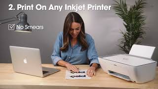 How to Use Sticker Paper for Inkjet Printers by PPD [upl. by Rehpotsirhcnhoj]