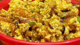 Easy and tasty paneer bhurji  how to make dry paneer bhurji recipe [upl. by Sawtelle928]