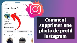 Comment supprimer une photo de profil Instagram [upl. by Eemaj277]