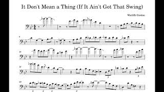 It Dont Mean a Thing If It Aint Got That Swing  Wycliffe Gordon trombone solo transcription [upl. by Golding262]