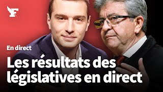 Élections législatives 2024 les résultats en direct [upl. by Eeleimaj]