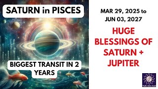 SATURN in PISCES March 29 2025  June 3 2027 Remedies for all 12 Signs [upl. by Edla58]