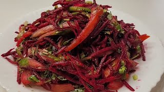 Fast easy and delicious Summer Beetroot Salad [upl. by Andrel384]