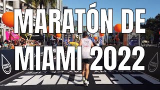 Maratón y media maratón de Miami 2022 [upl. by Cannice]