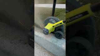 Ryobi hedge trimmer after blade replacement It does make a great difference ryobi edger diy [upl. by Giovanni]