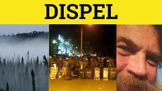 🔵 Dispel  Dispel Meaning  Dispel Examples  GRE 3500 Vocabulary [upl. by Socram]