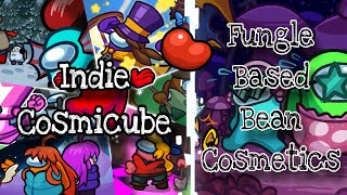 Among Us New Indie Cosmicube  Among Us X Undertale amp More Indie Games  Bean Cosmetics  New Update [upl. by Ettenauq]