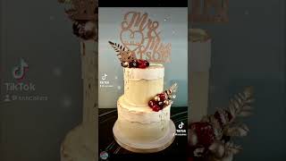 Beautiful Elegant Wedding Cake [upl. by Ahseel263]