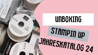 Unboxing  Vororder Stampin Up Jahreskatalog 2024 [upl. by Alaine]