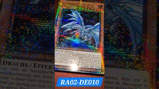 Blauäugiger alternativer weißer Drache  RA02DE010  25th Quarter Century Secret Rare  BlueEyes [upl. by Bigelow]