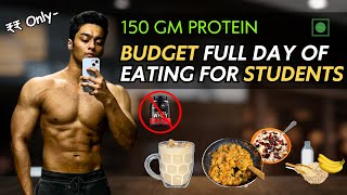 LOWEST Budget Diet Plan for College Students  150 GM Protein No Supplement for Bulking [upl. by Bilak]