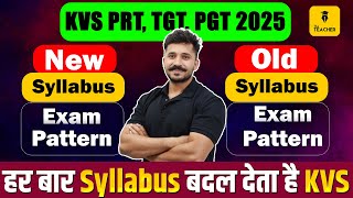 KVS New Vacancy 2025  Official New Syllabus Exam Pattern for KVS PRT TGT PGT  KVS Vacancy 2025 [upl. by Ellita833]