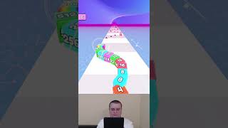 Jelly Tube Run 2048 ❗Level 124❗2048 games shorts [upl. by Decrem]