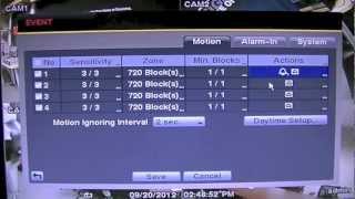 How To Turn off the alarm beeping sound from the DVR [upl. by Ybroc]