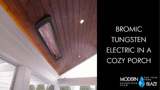 Bromic Tungsten Electric Heats Up a Cozy Screened in Porch [upl. by Atinniuq26]