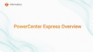 PowerCenter Express Overview  H2L video [upl. by Ttehr]