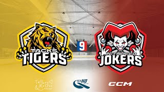 Super Tacks Tigers v Jetspeed Jokers  Div 9  9th November  iceHQ Rec League ice hockey [upl. by Koppel513]