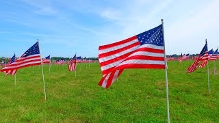 Amazing American Flag Drone Footage  Memorial Day 2016 [upl. by Corley]