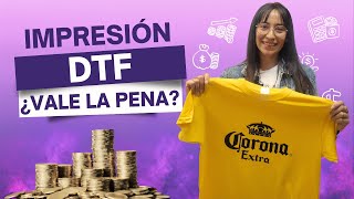 DTF ¿Qué es y para que sirve  Proceso de Impresión y Planchado [upl. by Ennovyhc]