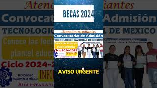 📌🔴Convocatorias de Admisión al Ciclo escolar 20242025 Tecnológico Nacional de México [upl. by Glennon]