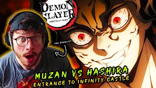 Pro Vocalist is REACTS to quotMuzan vs Hashiraquot Entrance to Infinity Castle  DEMON SLAYER OST [upl. by Lachman]