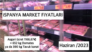 GÜNCEL İSPANYA MARKET FİYATLARI  HAZİRAN2023 [upl. by Ahsienaj]