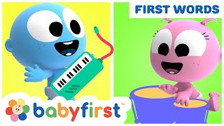 Laughing With GooGoo amp GaaGaa baby  Learn Bongos amp More musical Instruments for kids  BabyFirst TV [upl. by Ingeberg514]