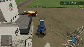 FS22 Farming Simulator 22 Frontier Map Autoloading pallet truck and delivery [upl. by Mansoor331]