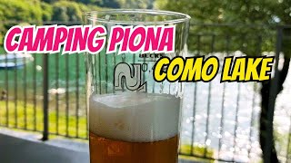 CAMPING PIONA A COLICO  LAGO DI COMO [upl. by Ativahs]