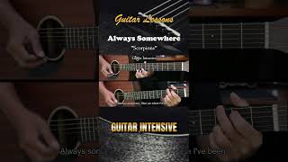 Always Somewhere  Scorpions  EASY Guitar Tutorial  Guitar Lessons guitarlessons [upl. by Alel160]