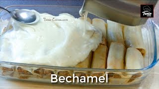 Receta de BECHAMEL para Canelones y Lasaña fácil y sin grumos [upl. by Danella]