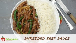 Shredded Beef Sauce  1QFoodplatter [upl. by Merrily]