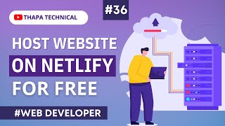 🔥 Host Website on Netlify for Free  Website Development in Hindi 36 [upl. by Maribeth493]