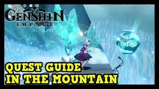 Genshin Impact In The Mountain Quest Guide Dragonspine All 3 Shard Locations to Thaw out [upl. by Suixela]