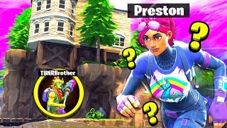 THE MOST OVERPOWERED FORTNITE HIDE and SEEK SPOTS with MY LITTLE BROTHER [upl. by Enneyehs]