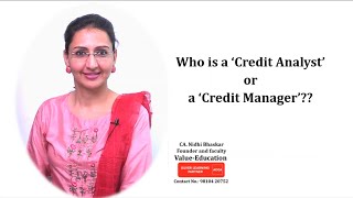 Who Is A Credit Analyst II Credit Analyst Profile II ACCA Work Profiles [upl. by Yttik]