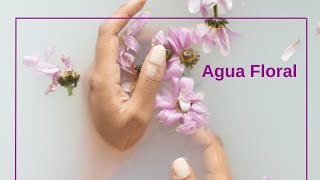 Agua floral hecha en casa [upl. by Yecies]