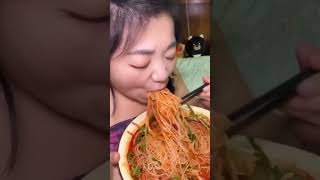 Eat noodles at nightreels mukbang [upl. by Nysila478]