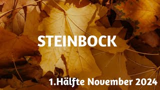 Steinbock 1 Hälfte Nov 2024  veränderte Zielsetzung [upl. by Aleron283]