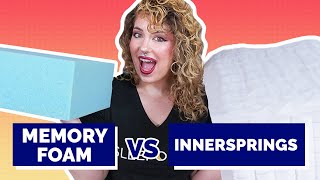 Innerspring Vs Memory Foam  Which Bed Is Best For You [upl. by Gianna]