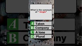 What Is the Best Synonym for Single youtubeshorts shortsviral [upl. by Leggett478]